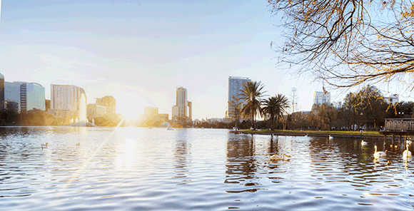 Lake Eola in Downtown Orlando